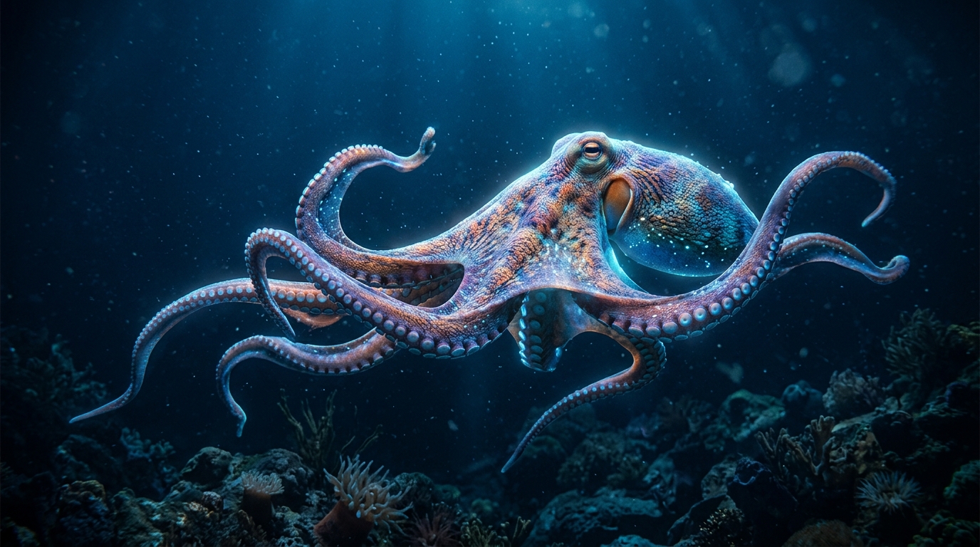 Octopuses Have Three Hearts